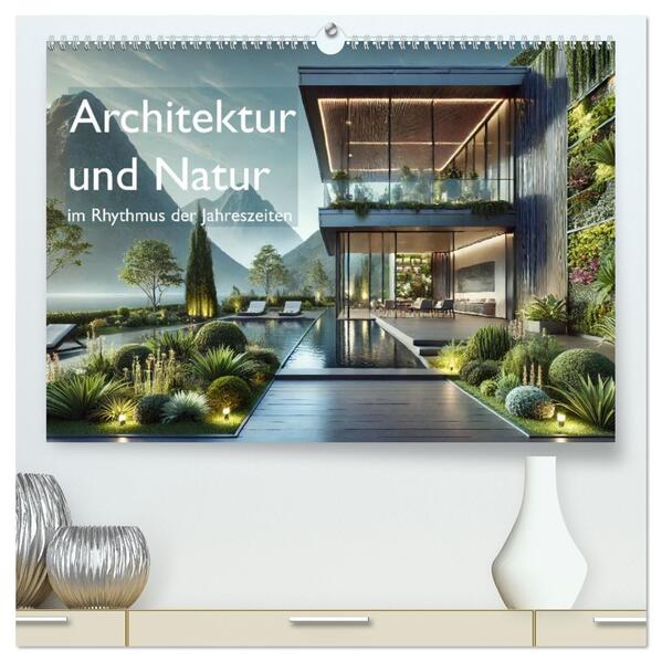 Architektur und Natur im Rhythmus der Jahreszeiten (hochwertiger Premium Wandkalender 2026 DIN A2 quer) Kunstdruck in Hochglanz