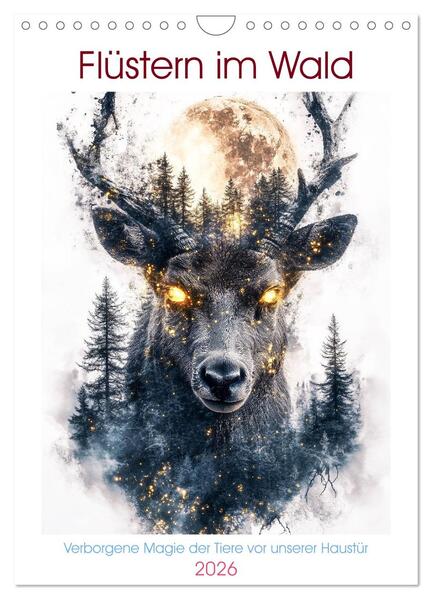 Flüstern im Wald (Wandkalender 2026 DIN A4 hoch) CALVENDO Monatskalender