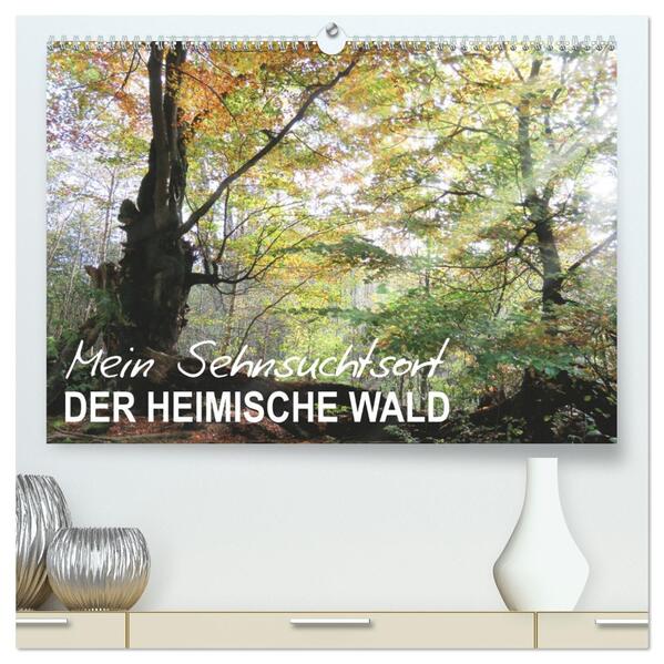 Mein Sehnsuchtsort der heimische Wald (hochwertiger Premium Wandkalender 2026 DIN A2 quer) Kunstdruck in Hochglanz