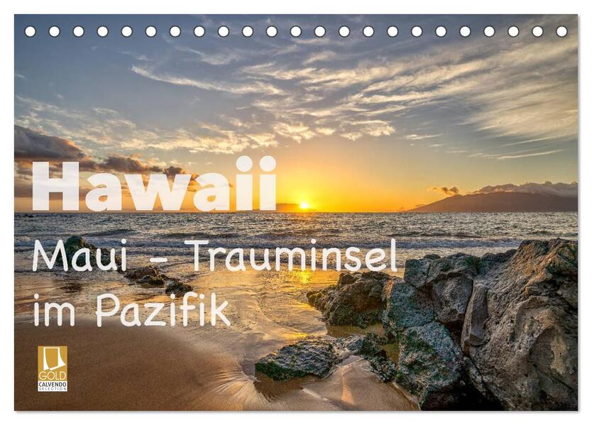 Hawaii - Maui Trauminsel im Pazifik (Tischkalender 2026 DIN A5 quer) CALVENDO Monatskalender