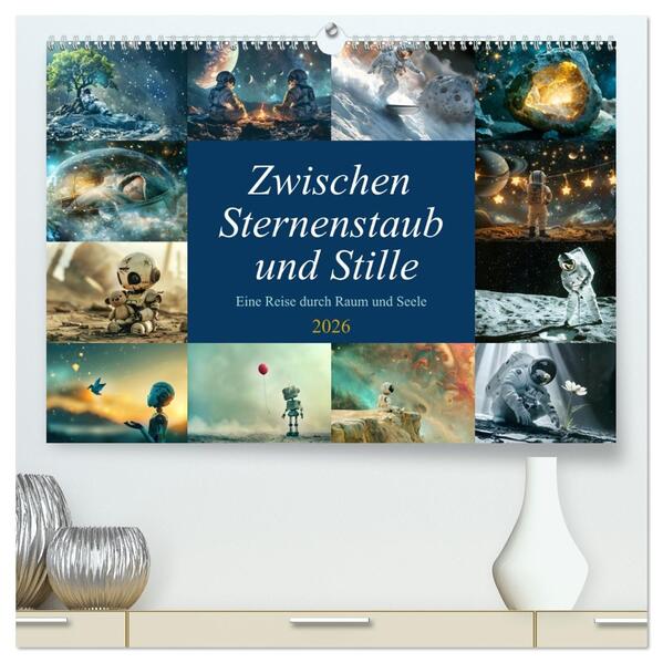 Zwischen Sternenstaub und Stille (hochwertiger Premium Wandkalender 2026 DIN A2 quer) Kunstdruck in Hochglanz
