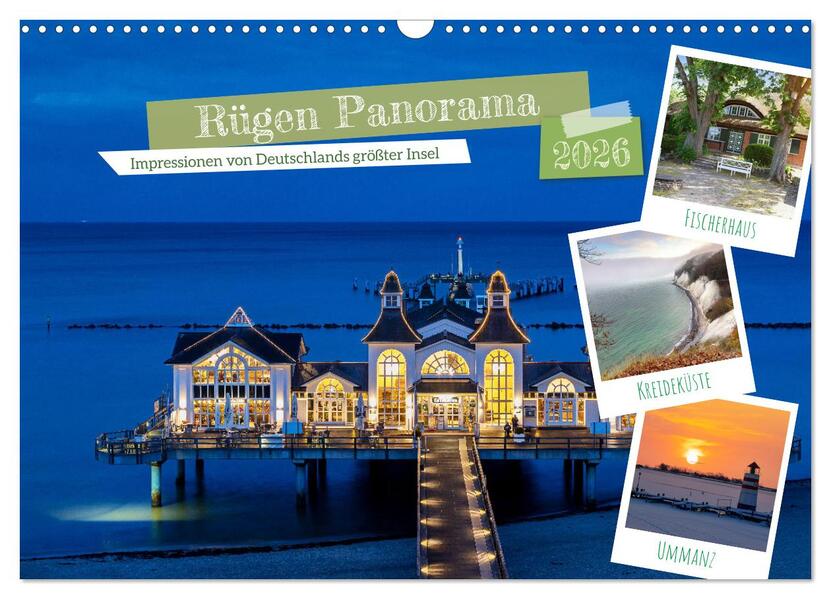 Rügen Panorama (Wandkalender 2026 DIN A3 quer) CALVENDO Monatskalender