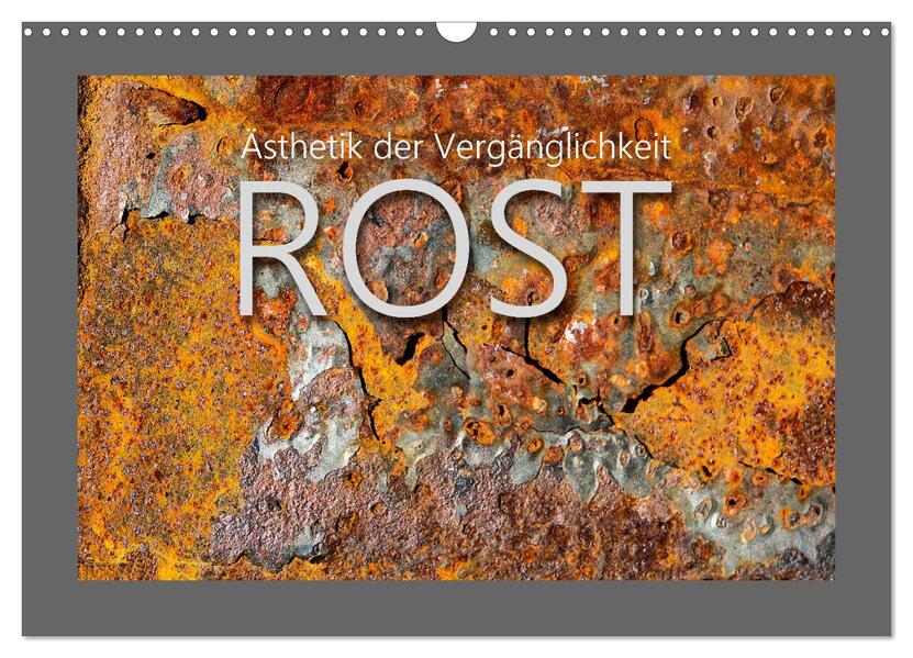Rost - Ästhetik der Vergänglichkeit (Wandkalender 2026 DIN A3 quer) CALVENDO Monatskalender