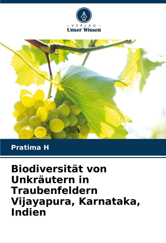Biodiversität von Unkräutern in Traubenfeldern Vijayapura Karnataka Indien
