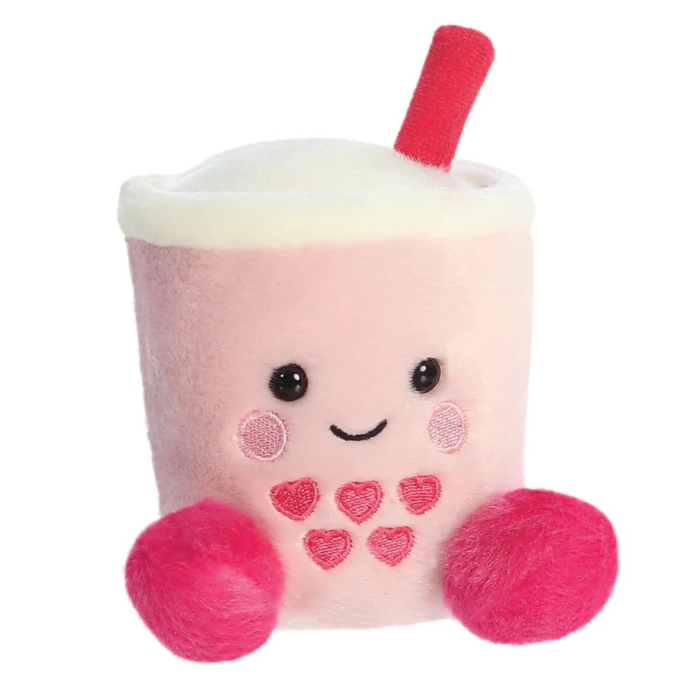 Aurora 77223 - Palm Pals Tangy Heart Boba Bubbletea Plüschfigur 13 cm