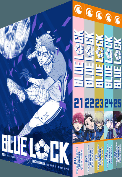 Blue Lock - Band 21-25 im Sammelschuber