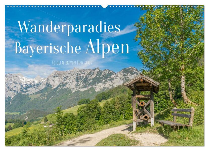 Wanderparadies Bayerische Alpen (Wandkalender 2026 DIN A2 quer) CALVENDO Monatskalender