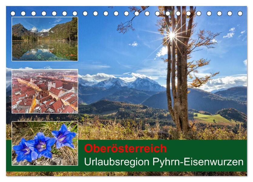 Oberösterreich Urlaubsregion Pyhrn-Eisenwurzen (Tischkalender 2026 DIN A5 quer) CALVENDO Monatskalender