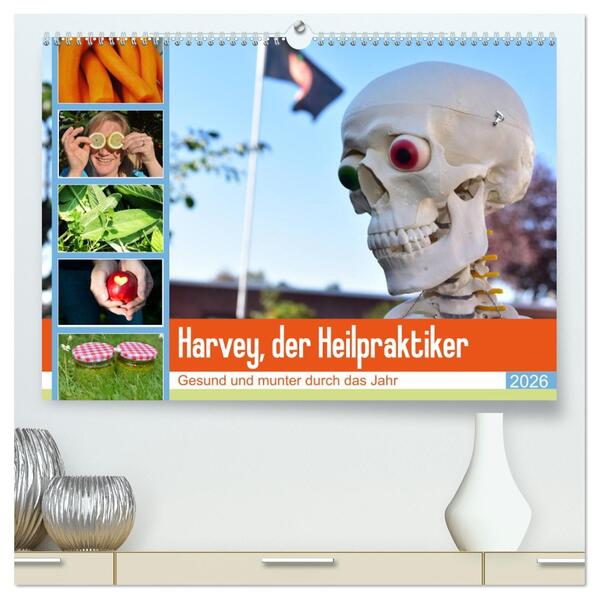 Harvey der Heilpraktiker (hochwertiger Premium Wandkalender 2026 DIN A2 quer) Kunstdruck in Hochglanz