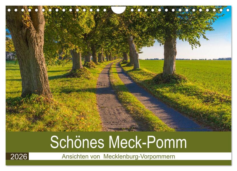Schönes Meck-Pomm (Wandkalender 2026 DIN A4 quer) CALVENDO Monatskalender