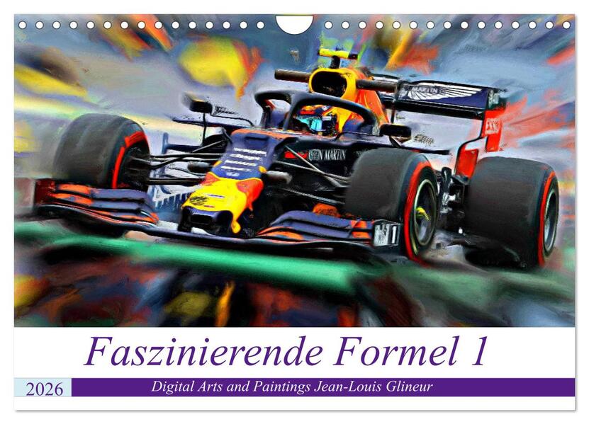 Faszinierende Formel 1 (Wandkalender 2026 DIN A4 quer) CALVENDO Monatskalender