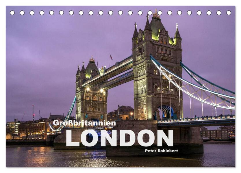 Großbritannien - London (Tischkalender 2026 DIN A5 quer) CALVENDO Monatskalender