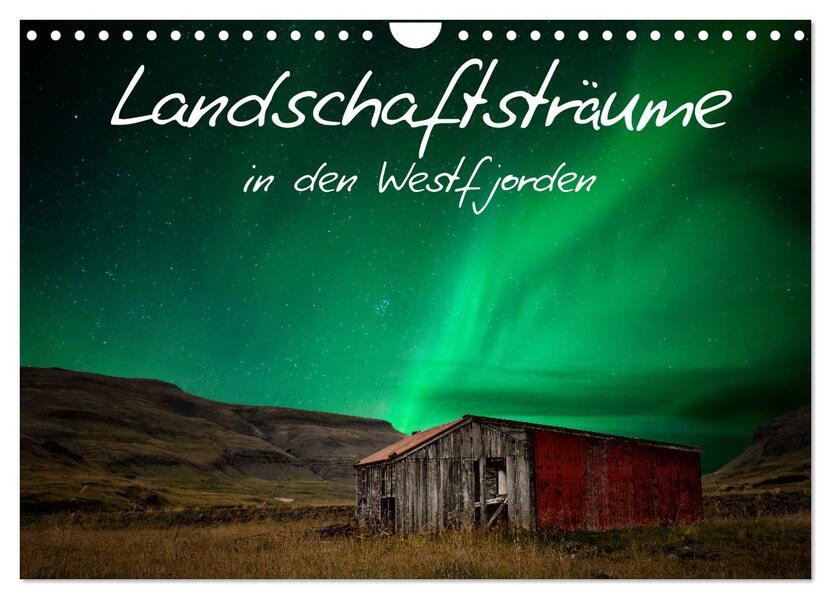 Landschaftsträume in den Westfjorden (Wandkalender 2026 DIN A4 quer) CALVENDO Monatskalender