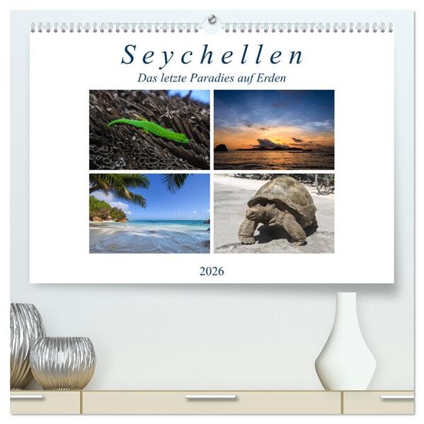 Seychellen - Das letzte Paradies auf Erden (hochwertiger Premium Wandkalender 2026 DIN A2 quer) Kunstdruck in Hochglanz