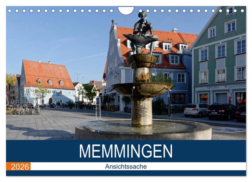 Memmingen - Ansichtssache (Wandkalender 2026 DIN A4 quer) CALVENDO Monatskalender