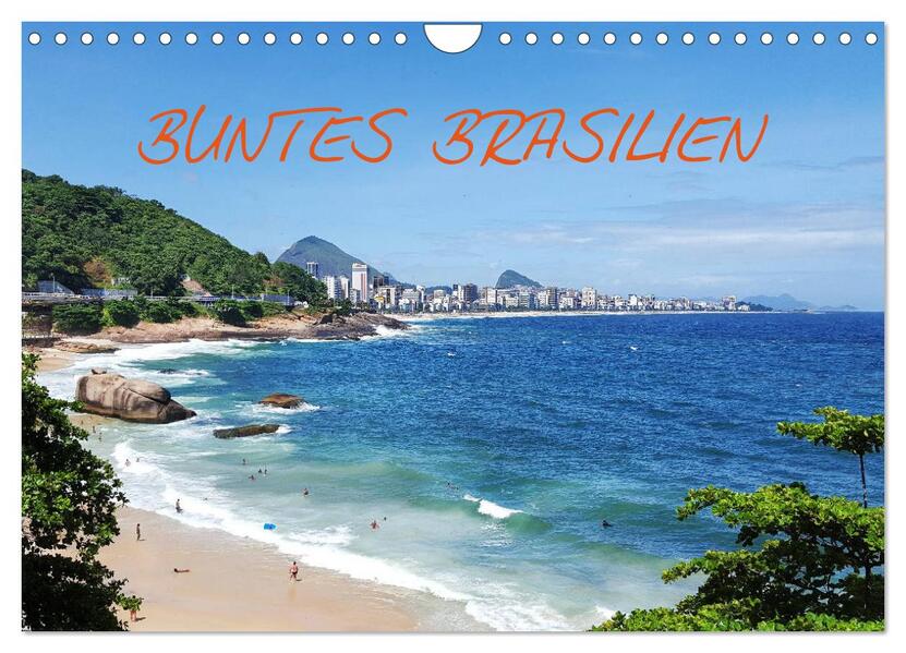 Buntes Brasilien (Wandkalender 2026 DIN A4 quer) CALVENDO Monatskalender