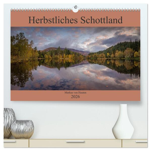 Herbstliches Schottland (hochwertiger Premium Wandkalender 2026 DIN A2 quer) Kunstdruck in Hochglanz