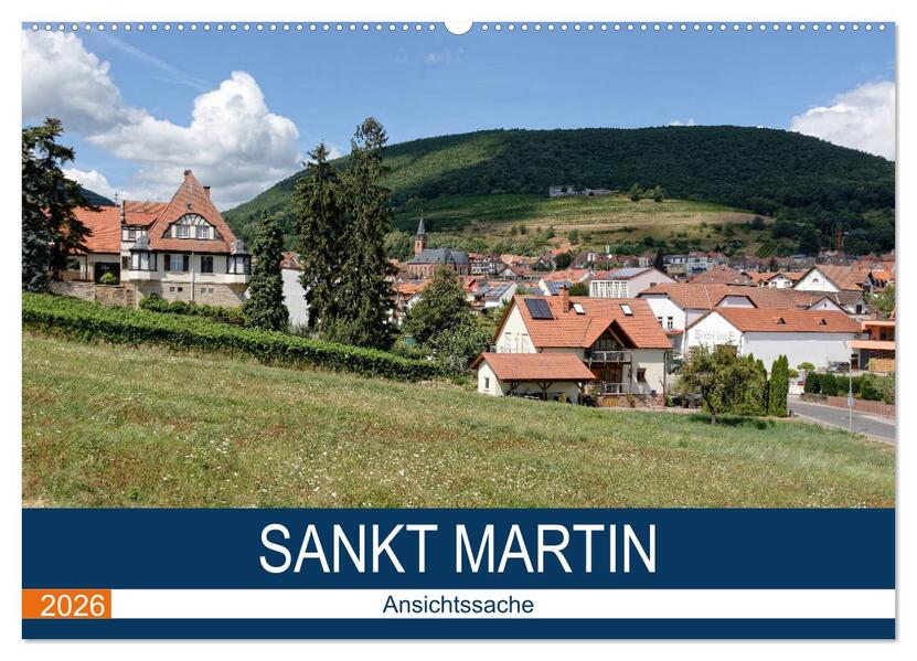 Sankt Martin - Ansichtssache (Wandkalender 2026 DIN A2 quer) CALVENDO Monatskalender