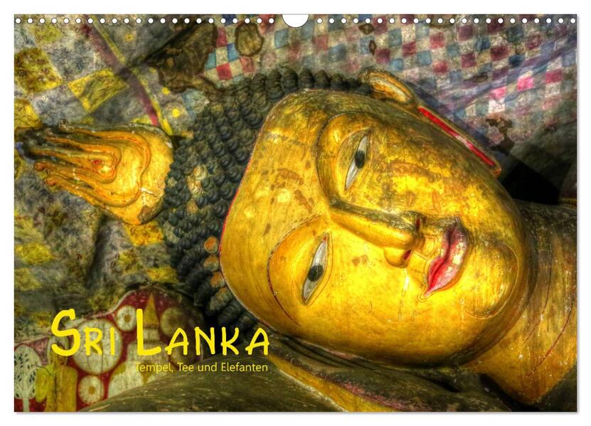 Sri Lanka - Tempel Tee und Elefanten (Wandkalender 2026 DIN A3 quer) CALVENDO Monatskalender