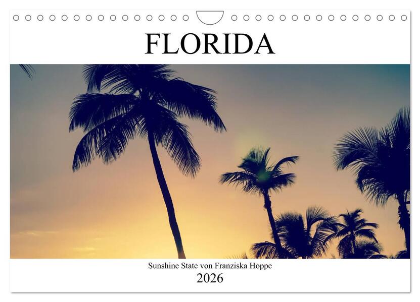 Florida - Sunshine State (Wandkalender 2026 DIN A4 quer) CALVENDO Monatskalender
