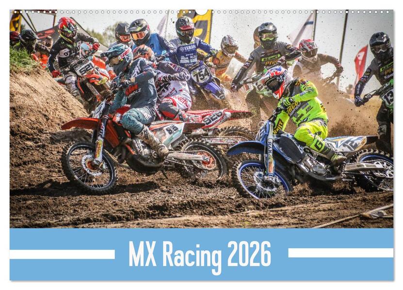 MX Racing 2026 (Wandkalender 2026 DIN A2 quer) CALVENDO Monatskalender