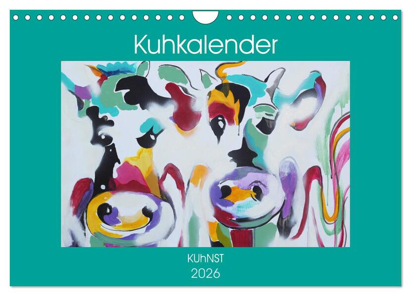 Kuhkalender (Wandkalender 2026 DIN A4 quer) CALVENDO Monatskalender