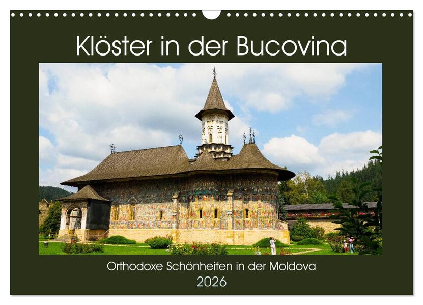 Klöster in der Bucovina (Wandkalender 2026 DIN A3 quer) CALVENDO Monatskalender