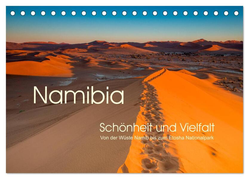 Namibia Schönheit und Vielfalt (Tischkalender 2026 DIN A5 quer) CALVENDO Monatskalender