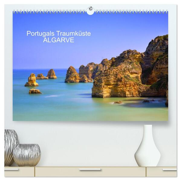 ALGARVE - Urlaub für die Seele (hochwertiger Premium Wandkalender 2026 DIN A2 quer) Kunstdruck in Hochglanz