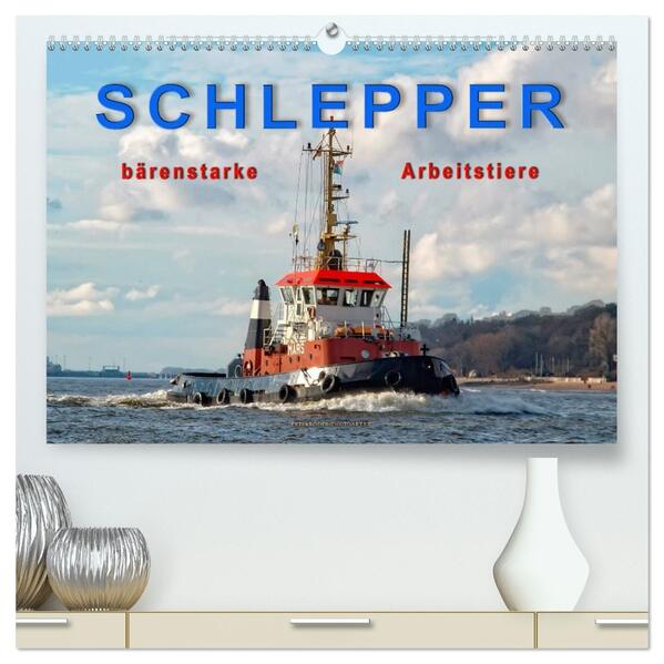 Schlepper - bärenstarke Arbeitstiere (hochwertiger Premium Wandkalender 2026 DIN A2 quer) Kunstdruck in Hochglanz