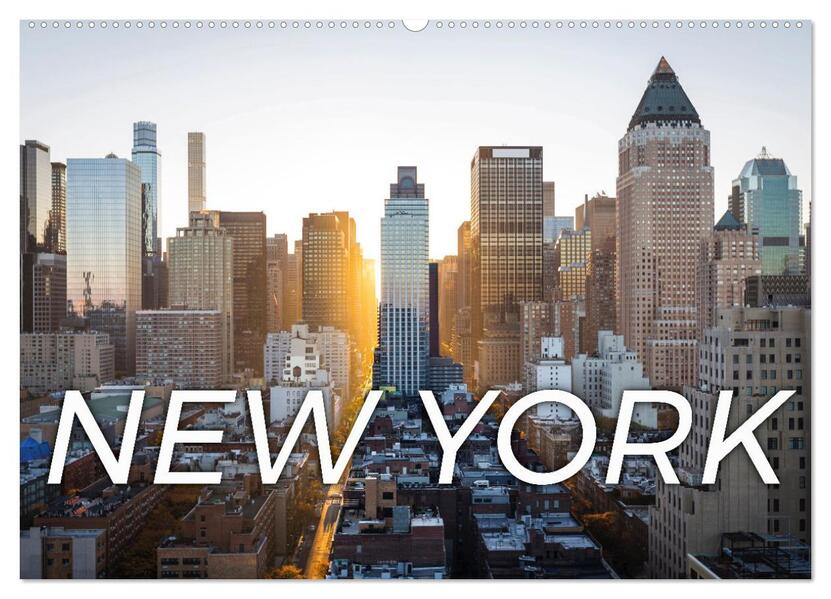 Traumstadt New York (Wandkalender 2026 DIN A2 quer) CALVENDO Monatskalender