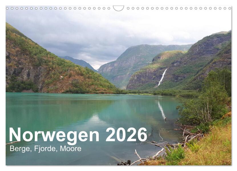 Norwegen 2026 - Berge Fjorde Moore (Wandkalender 2026 DIN A3 quer) CALVENDO Monatskalender