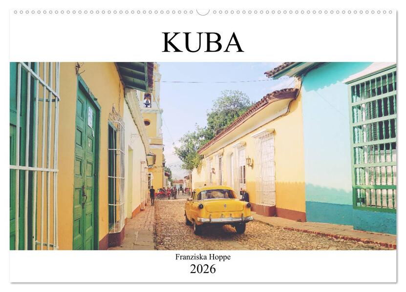 Kuba - Perle der Karibik (Wandkalender 2026 DIN A2 quer) CALVENDO Monatskalender