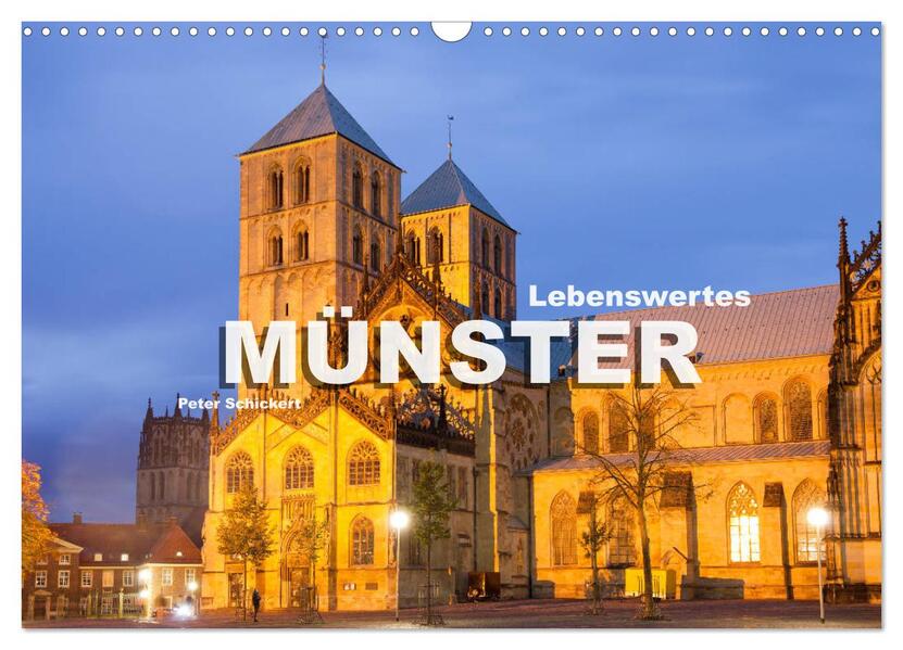 Lebenswertes Münster (Wandkalender 2026 DIN A3 quer) CALVENDO Monatskalender
