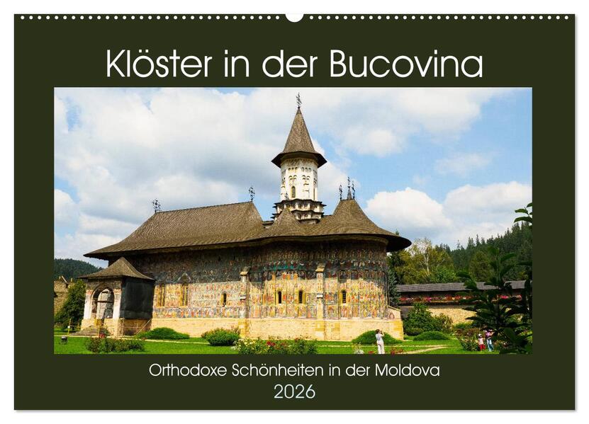 Klöster in der Bucovina (Wandkalender 2026 DIN A2 quer) CALVENDO Monatskalender