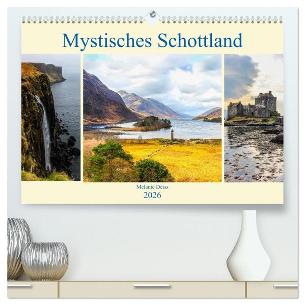 Mystisches Schottland (hochwertiger Premium Wandkalender 2026 DIN A2 quer) Kunstdruck in Hochglanz