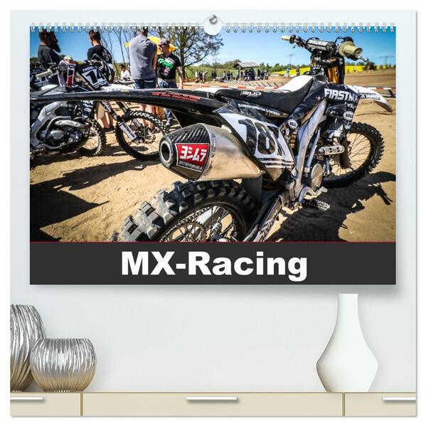 MX-Racing (hochwertiger Premium Wandkalender 2026 DIN A2 quer) Kunstdruck in Hochglanz