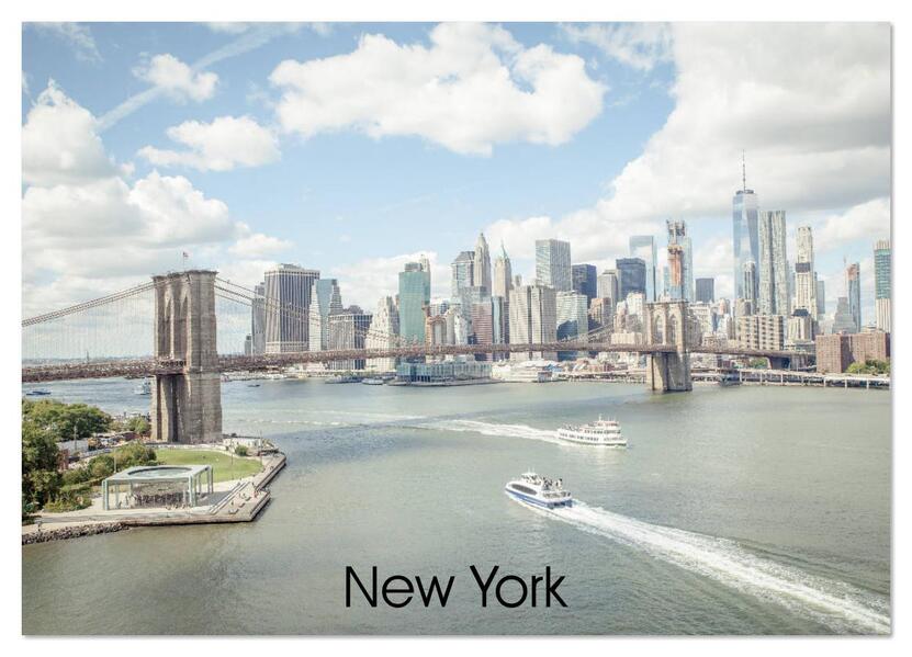New York (Wandkalender 2026 DIN A4 quer) CALVENDO Monatskalender