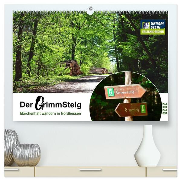 Der Grimmsteig (hochwertiger Premium Wandkalender 2026 DIN A2 quer) Kunstdruck in Hochglanz
