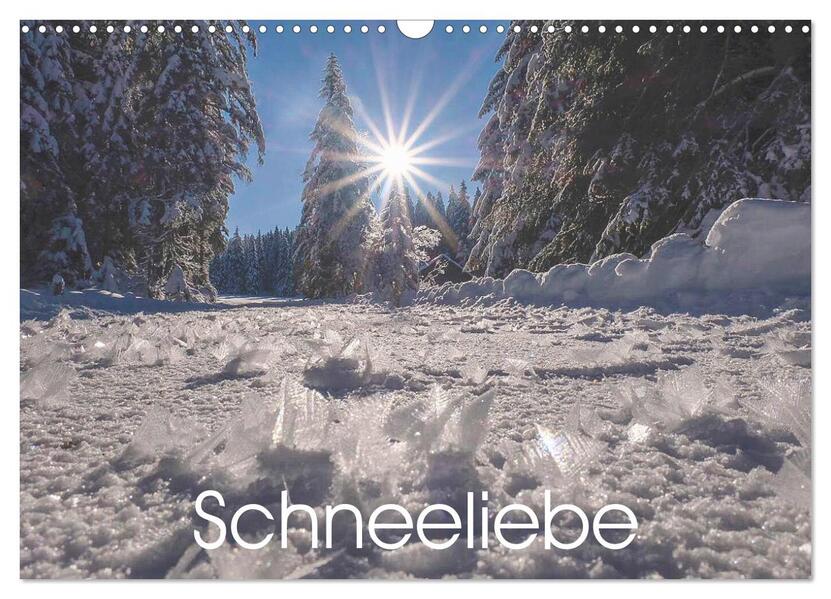 Schneeliebe (Wandkalender 2026 DIN A3 quer) CALVENDO Monatskalender
