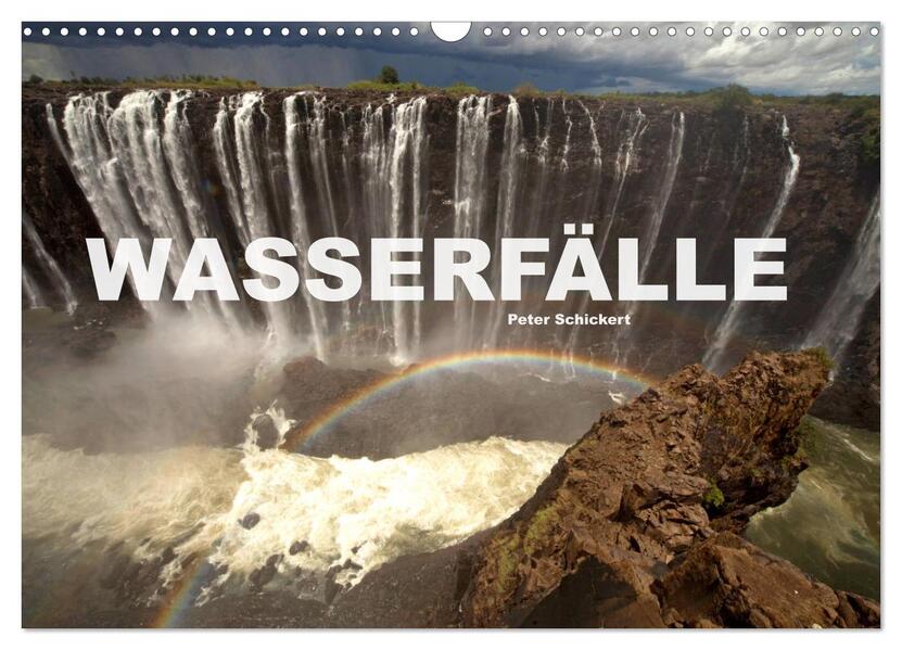 Wasserfälle (Wandkalender 2026 DIN A3 quer) CALVENDO Monatskalender