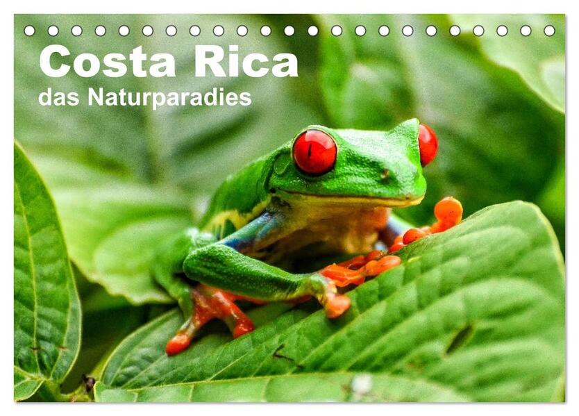 Costa Rica - das Naturparadies (Tischkalender 2026 DIN A5 quer) CALVENDO Monatskalender