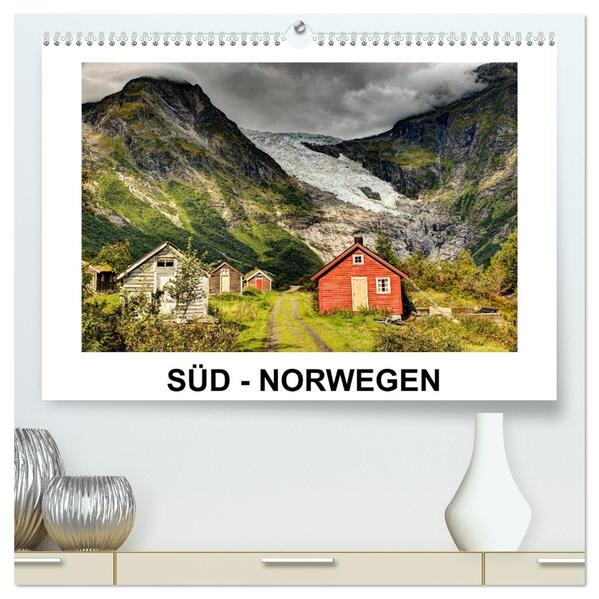 Süd - Norwegen (hochwertiger Premium Wandkalender 2026 DIN A2 quer) Kunstdruck in Hochglanz