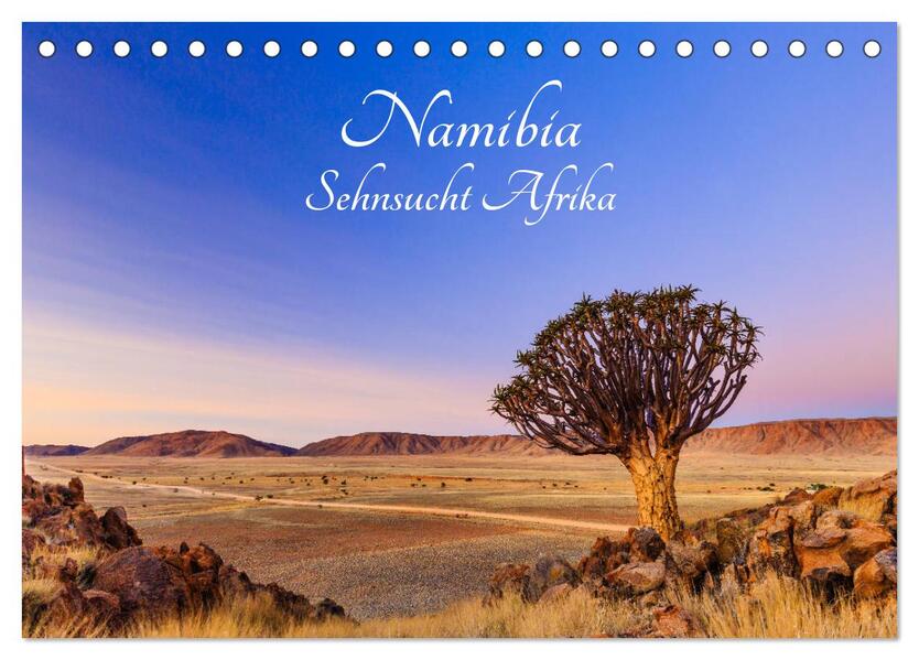 Namibia - Sehnsucht Afrika (Tischkalender 2026 DIN A5 quer) CALVENDO Monatskalender