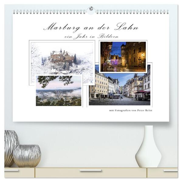 Marburg an der Lahn - ein Jahr in Bildern (hochwertiger Premium Wandkalender 2026 DIN A2 quer) Kunstdruck in Hochglanz