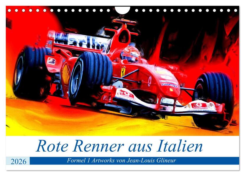 Rote Renner aus Italien (Wandkalender 2026 DIN A4 quer) CALVENDO Monatskalender
