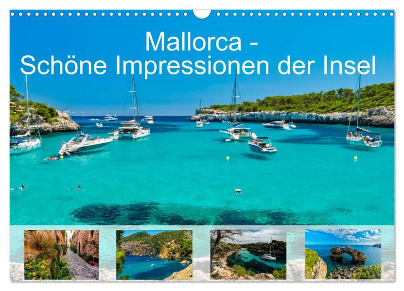 Mallorca - Schöne Impressionen der Insel (Wandkalender 2026 DIN A3 quer) CALVENDO Monatskalender