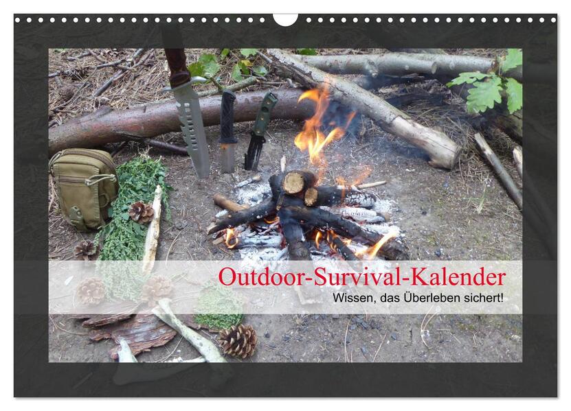 Outdoor-Survival-Kalender (Wandkalender 2026 DIN A3 quer) CALVENDO Monatskalender
