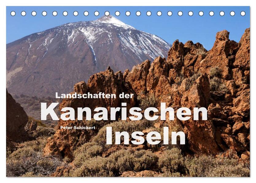 Landschaften der Kanarischen Inseln. (Tischkalender 2026 DIN A5 quer) CALVENDO Monatskalender