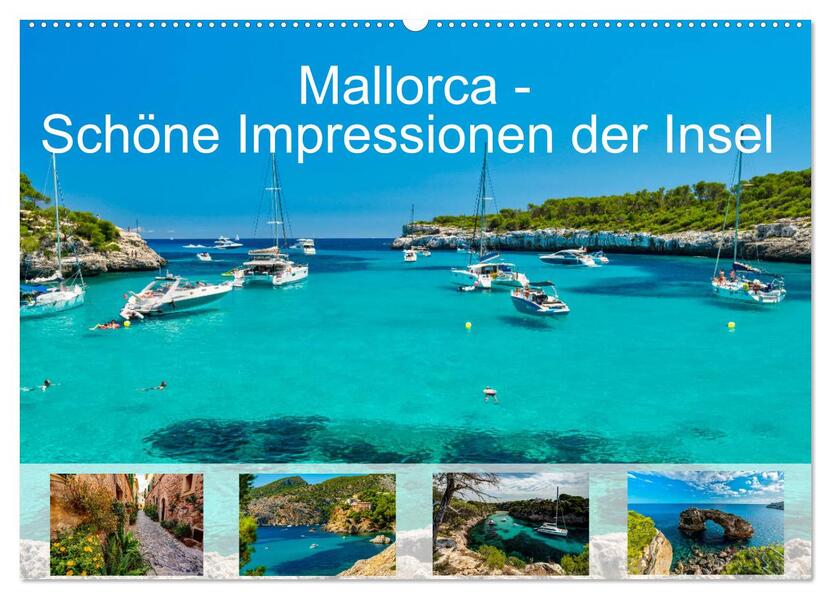 Mallorca - Schöne Impressionen der Insel (Wandkalender 2026 DIN A2 quer) CALVENDO Monatskalender